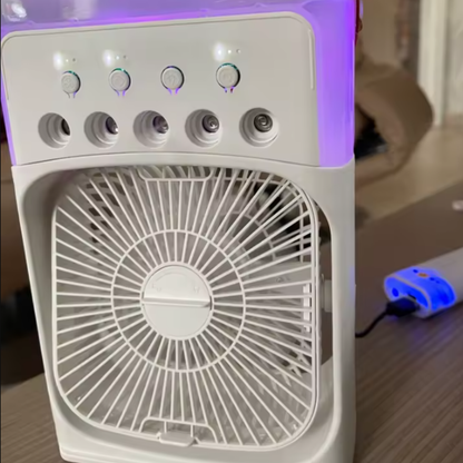 Enfriador de Aire 3 en 1 Portátil (Ventilador + Humidificador)